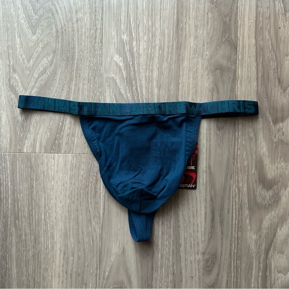 Andrew Christian | Lust Modal Thong with Almost Naked in Dark Teal (Medium) - Picture 1 of 16